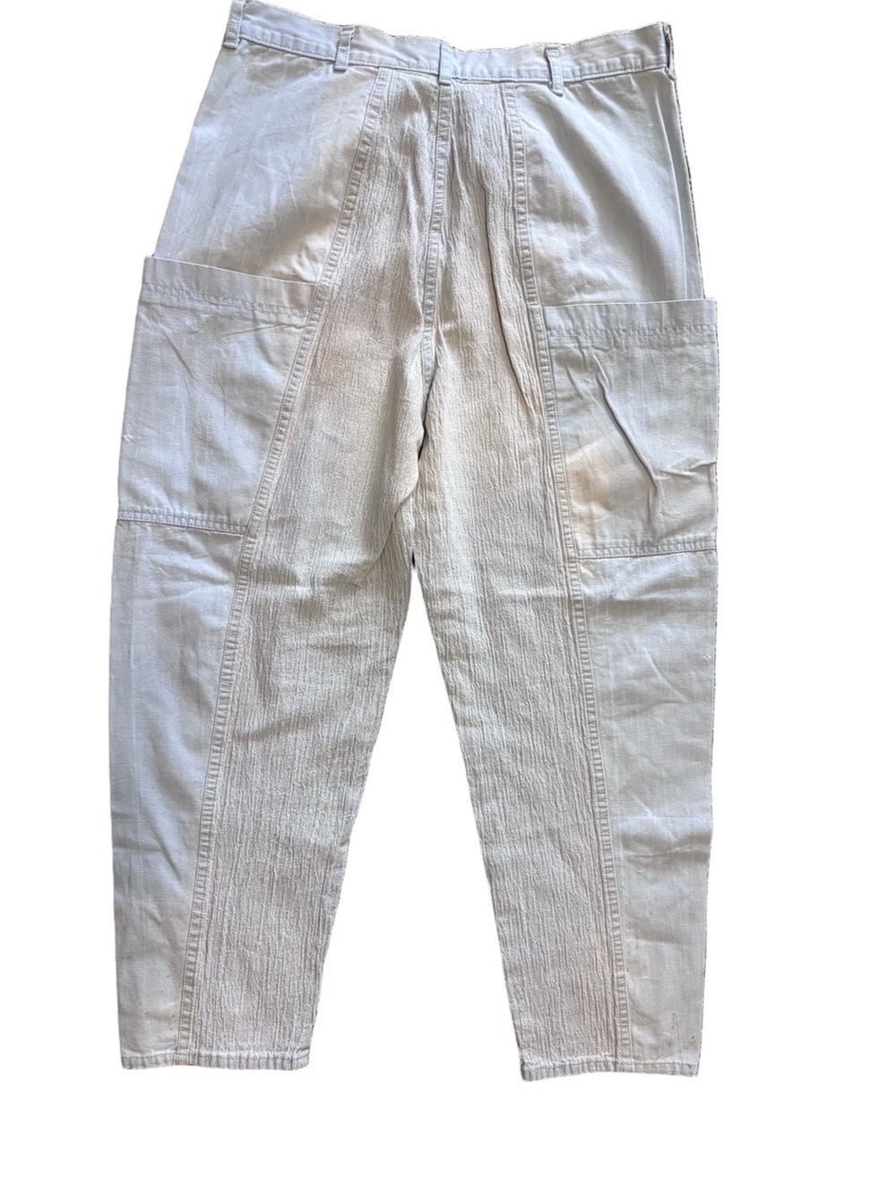 vintage 1990s Britannia ultra High Waist Tapered light wash denim- Large/12 - Picture 2 of 7